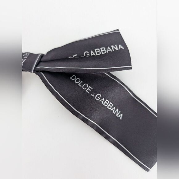 Dolce & Gabbana Black Silk Tie main image 4